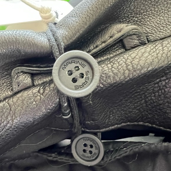 NWT RARE Marine Serre Leather Trench Coat - Picture 16 of 16